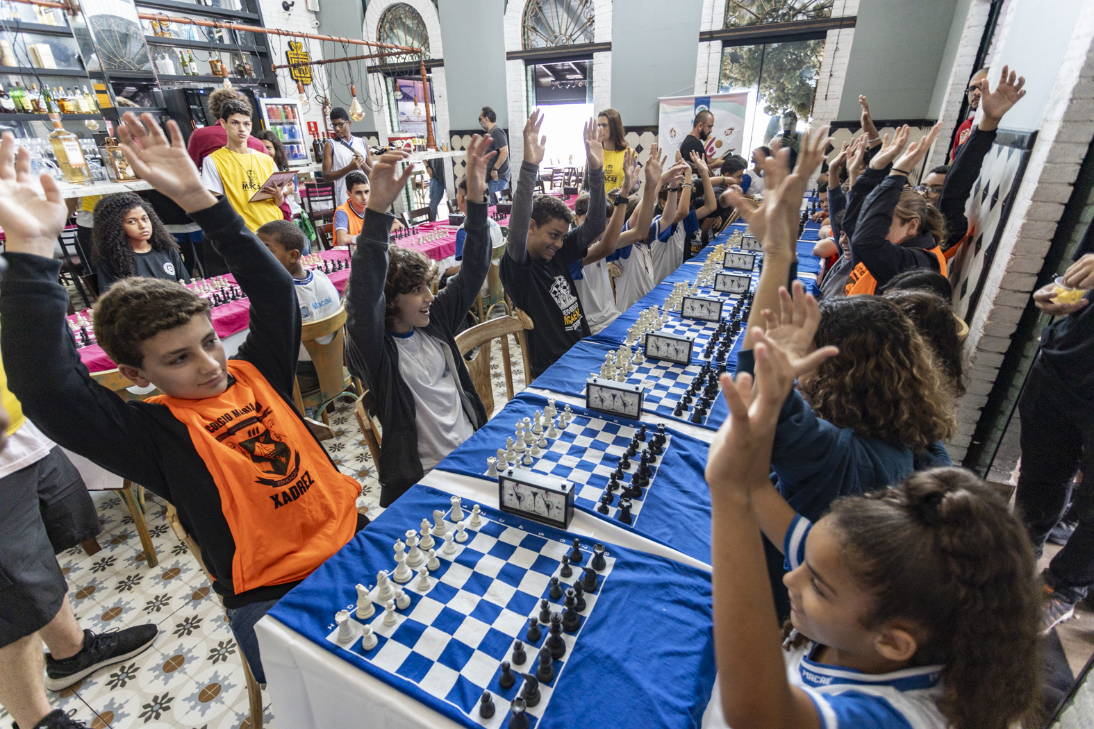 Semel: I Copa de Xadrez RPD, reúne crianças e adultos, no Partage