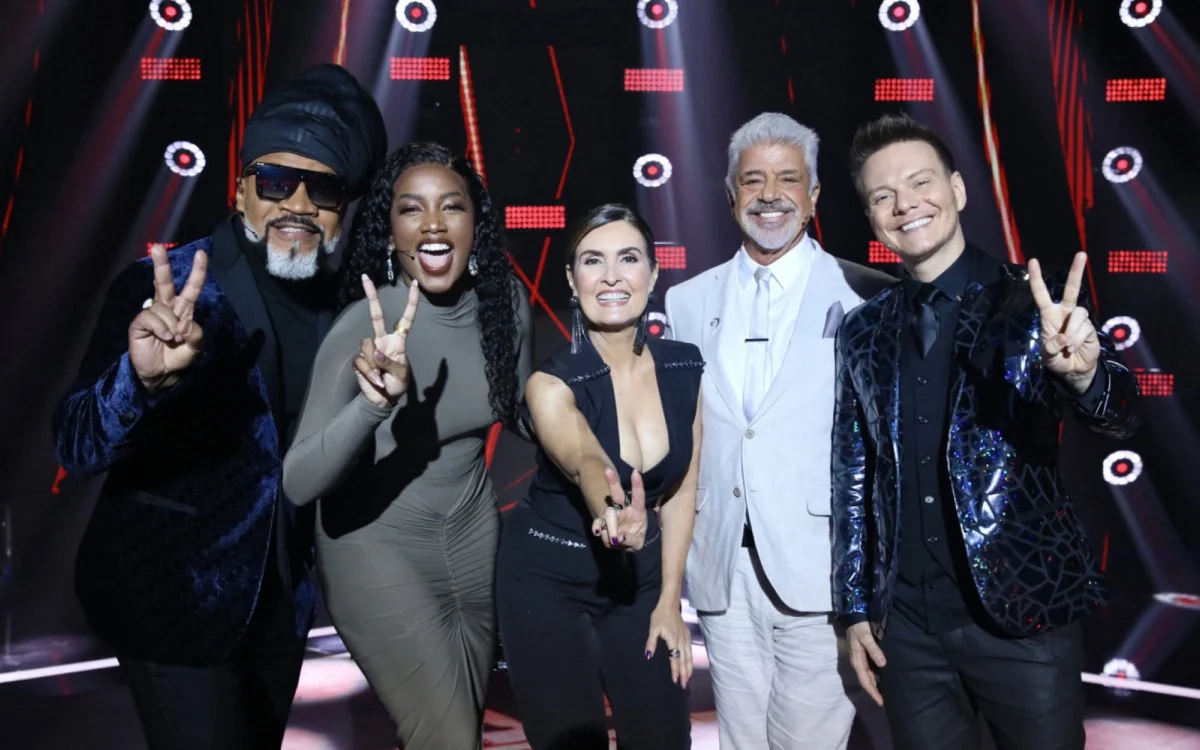 Carlinhos Brown, Iza, Fátima Bernardes, Lulu Santos e Michel Teló