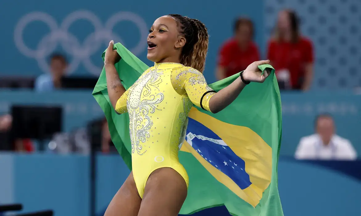 Rebeca Andrade é prata no individual geral na ginástica em Paris - RJNEWS