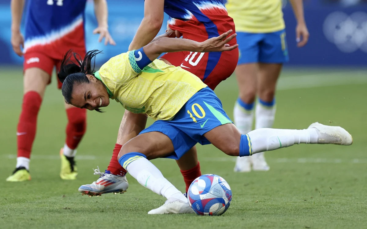 Partida marcou a despedida de Marta, que disputou seis edições de Jogos Olímpicos