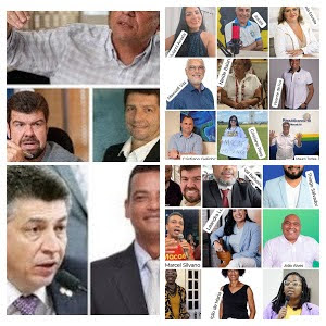 Candidatos majoritários e alguns proporcionais...