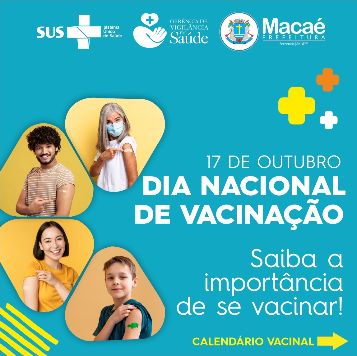 A Secretaria de Saúde de Macaé reforça a importância e o papel da imunização no controle de doenças