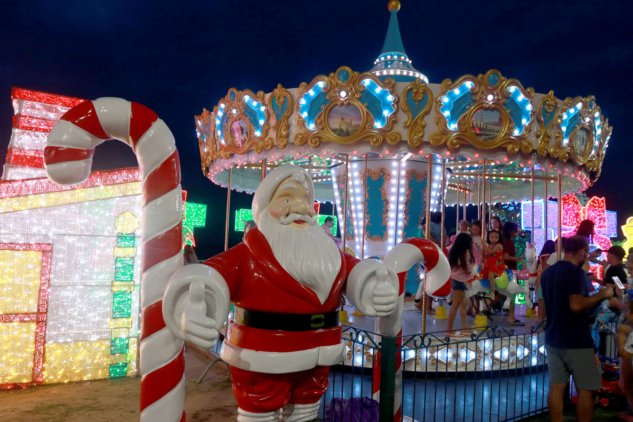 As apresentações fazem parte do Natal Magia que encantou o público durante todo o mês de dezembro