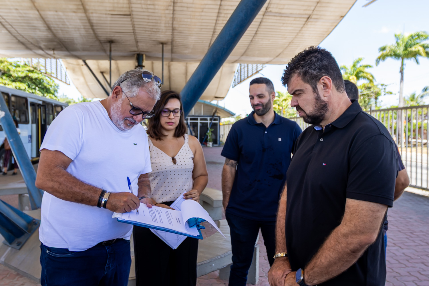  Enquanto durar a obra, os usuários poderão utilizar o Terminal Provisório, instalado ao lado