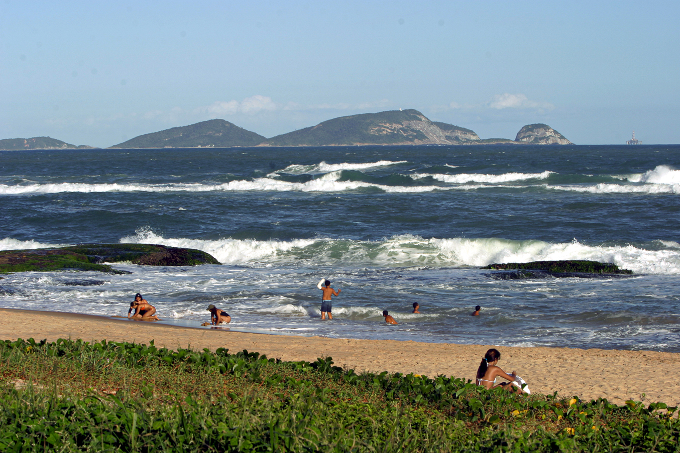 As praias recebem diariamente a classificação de risco de afogamento