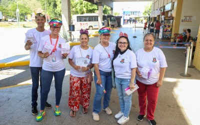 Saúde realiza distribuição de preservativos na Rodoviária